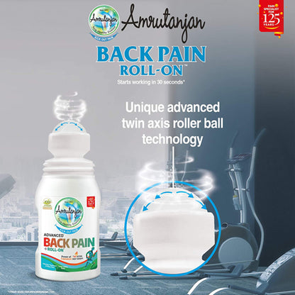 Amrutanjan Advanced Back Pain +Roll-On, 50ml
