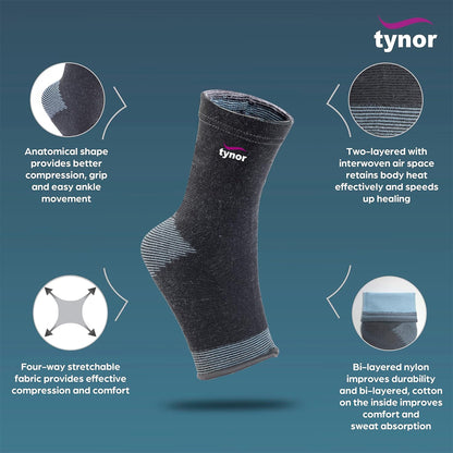 Tynor Anklet Comfeel - M