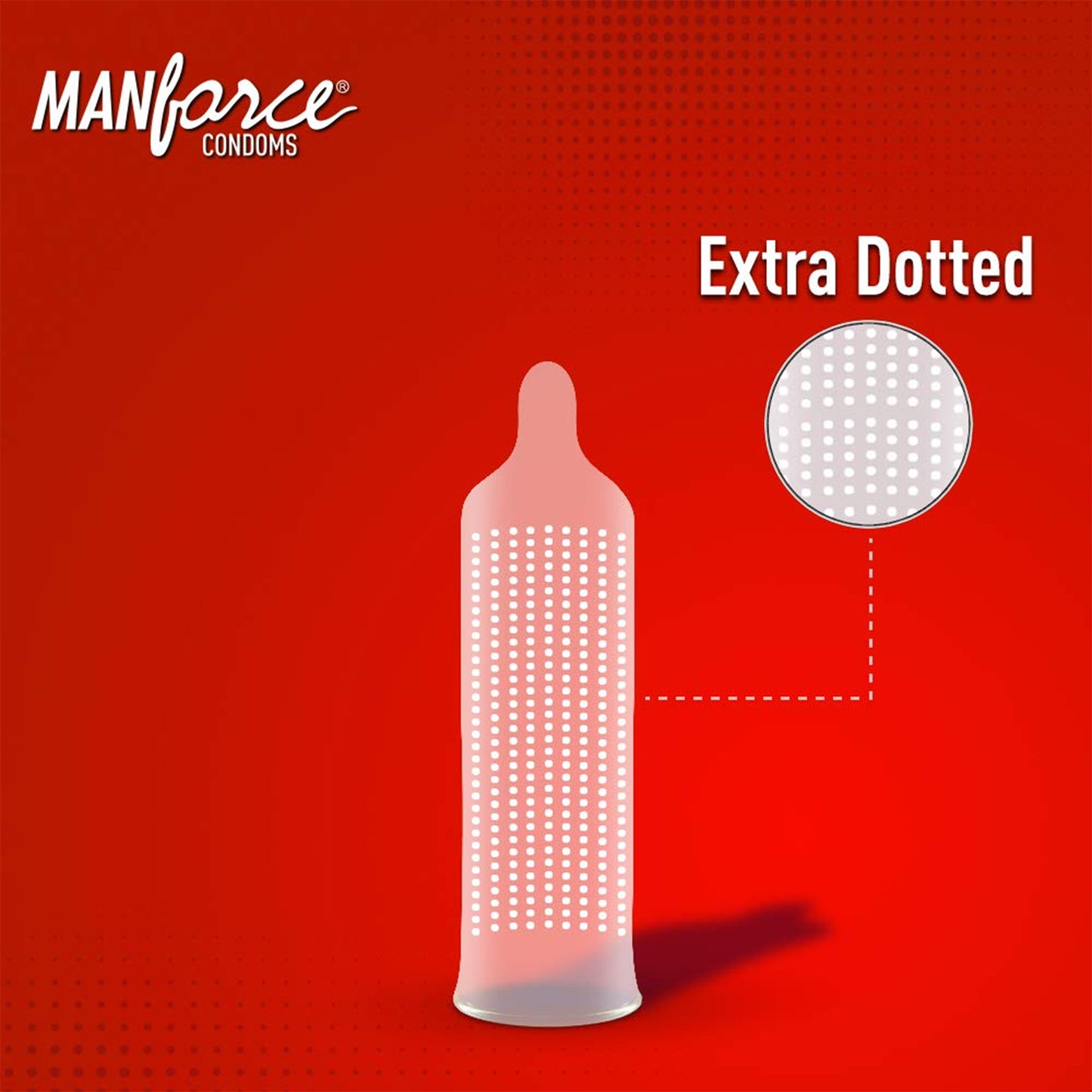 Manforce Litchi 1500 Dots Condoms, 10 Pieces