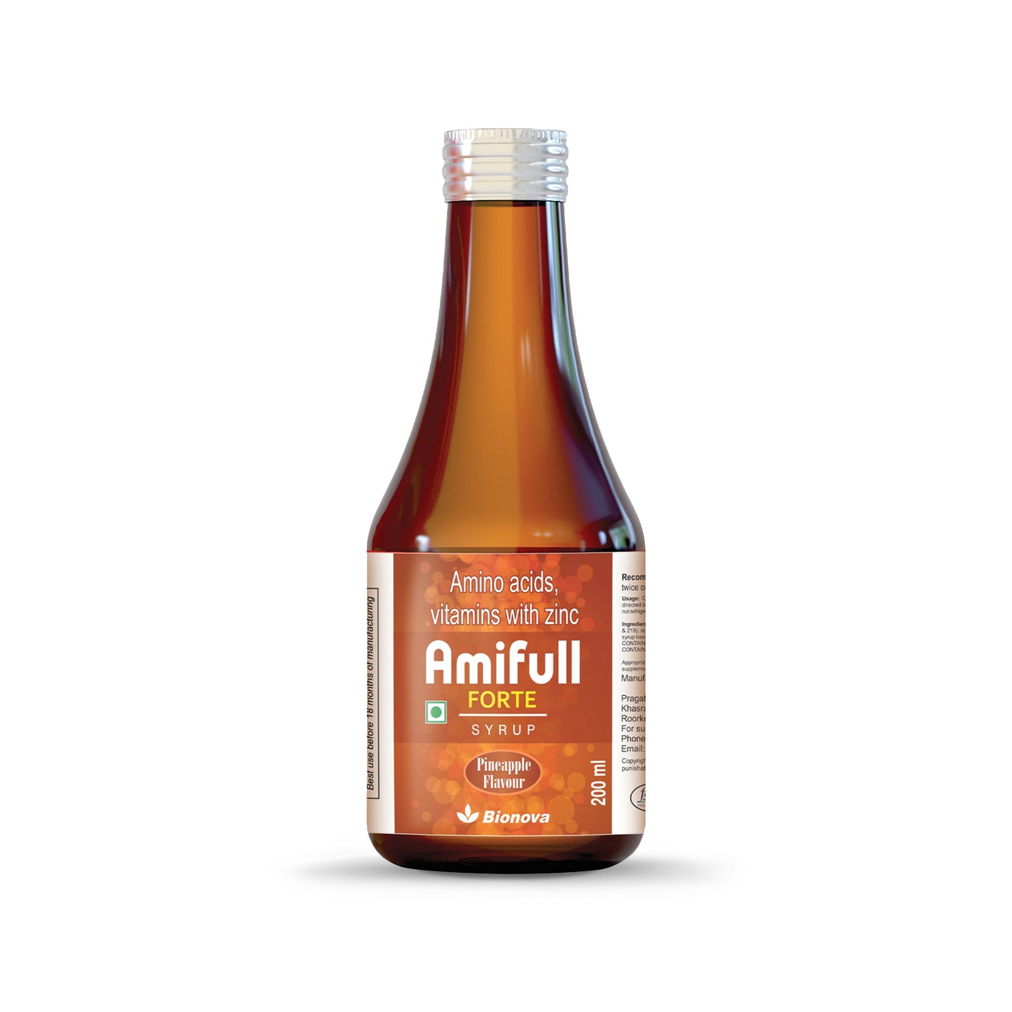 Bionova Amifull Forte Syrup, 200ml