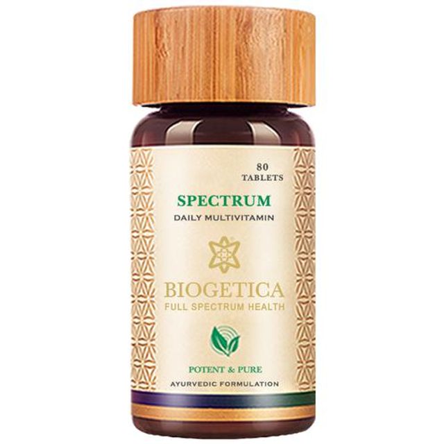Biogetica Spectrum - Food Based Vitamins, 80 Tablets