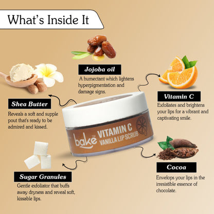 Bake Vitamin C Vanilla Lip Scrub