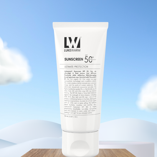 Lukewarm SPF 50+ Ultra-Light Sunscreen | Hydrating Nano Shield, 100ml