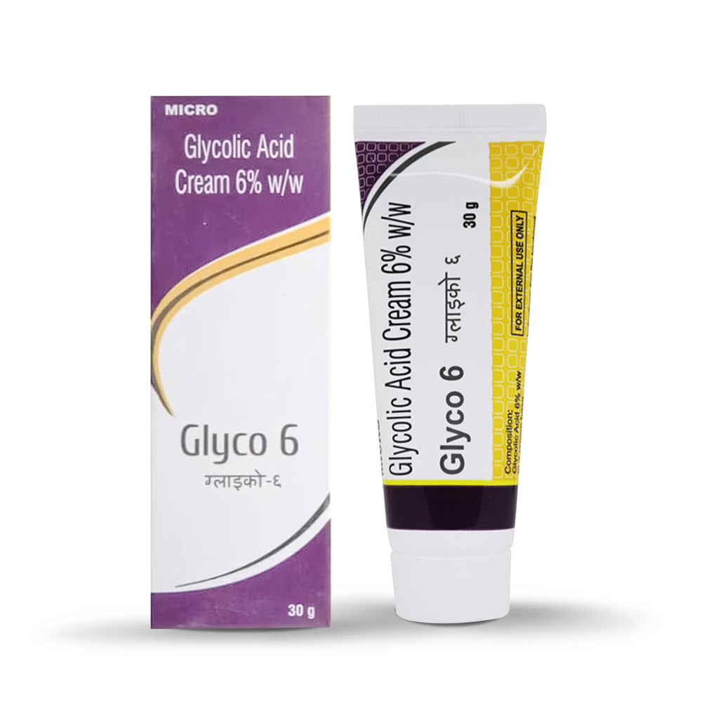 Glyco 6 Glycolic Acid Cream, 30gm