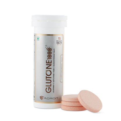 Skin Glow Glutone 1000, 15 Tablets Super Value Combo - Pack Of 24