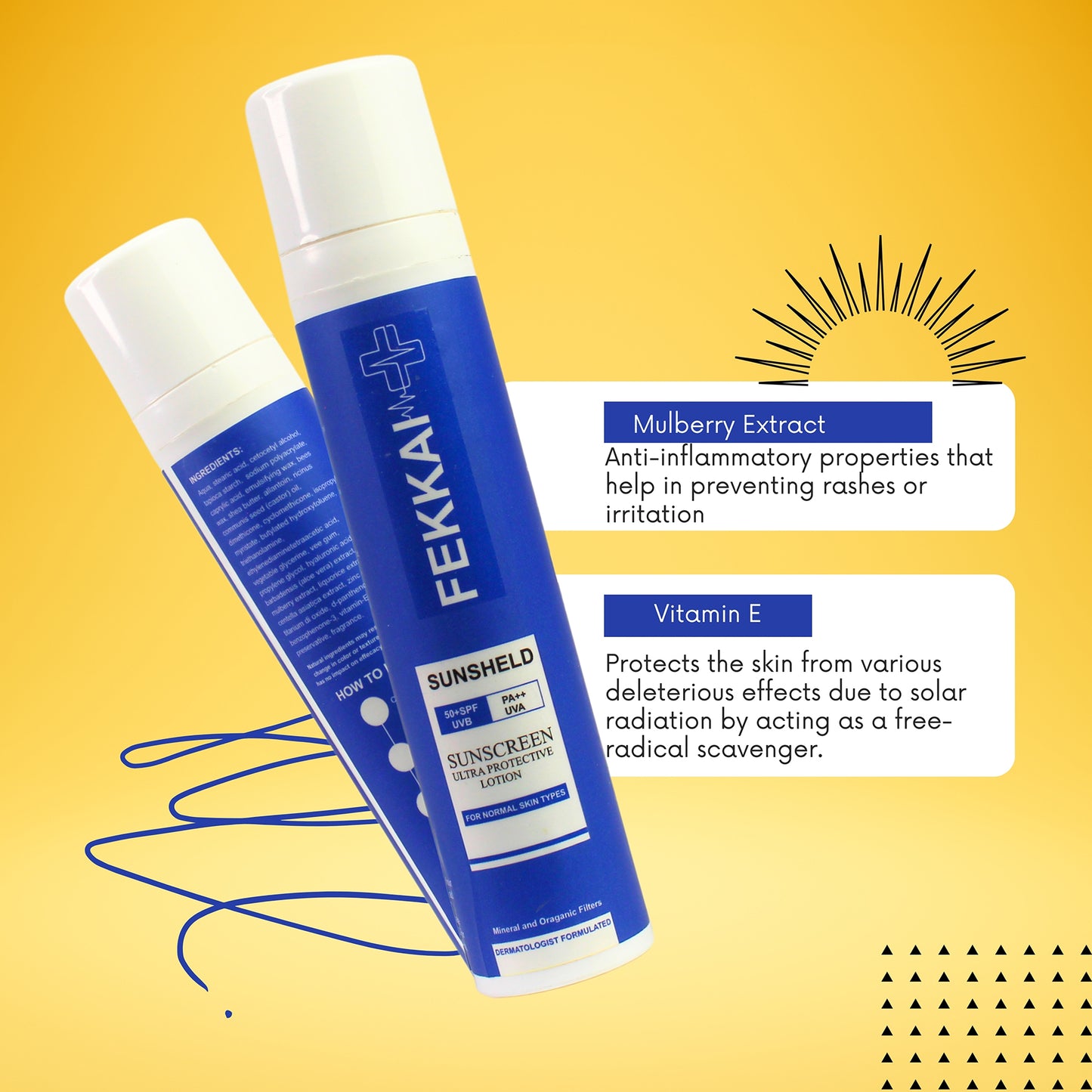 Fekkai Sunsheld Ultra Protective 100% Mineral-Based Sunscreen Spf 50 PA+++ For All Skin Types, 50gm