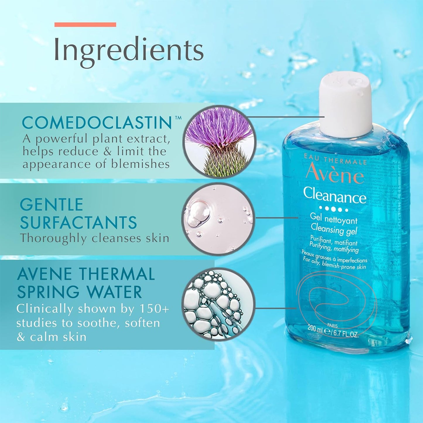 Avene Cleanance Cleansing Gel, 100ml
