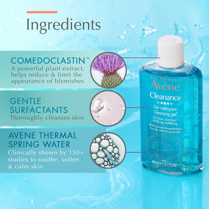 Avene Cleanance Cleansing Gel, 100ml