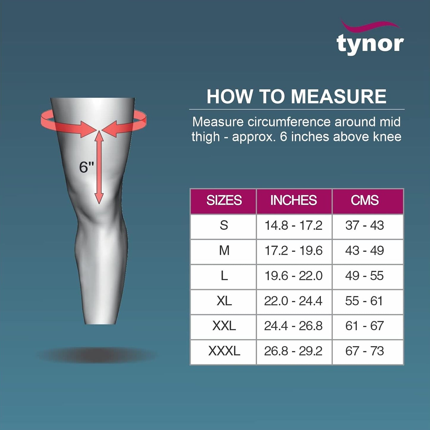 Tynor Knee Support Higned Neo - L