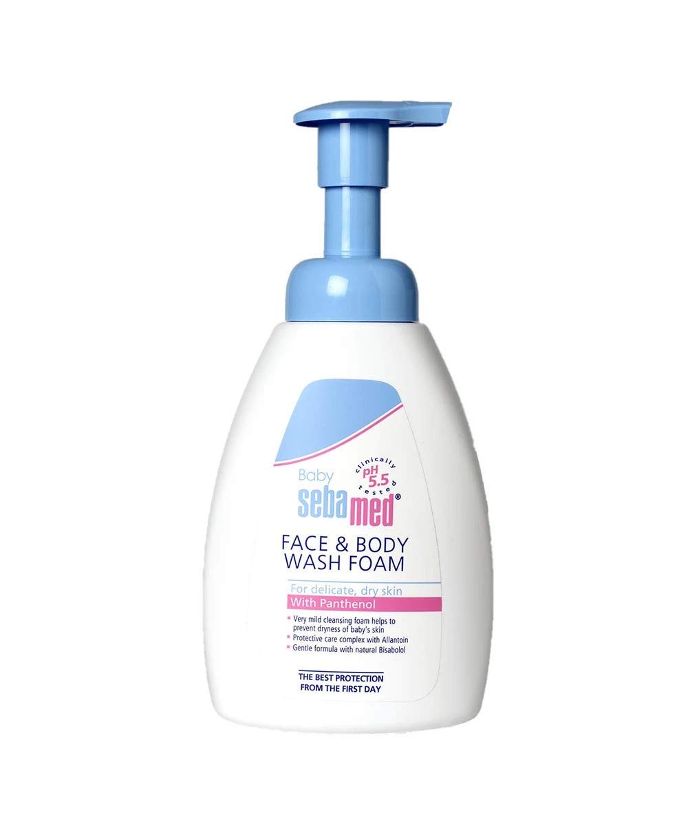Sebamed Baby Face & Body Wash Foam, 400ml
