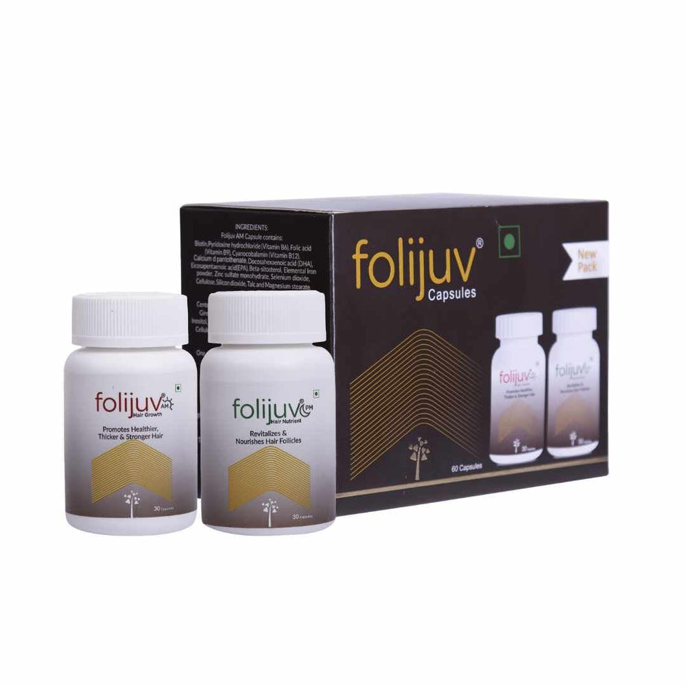 Folijuv Hair Growth Capsules AM PM, 60s