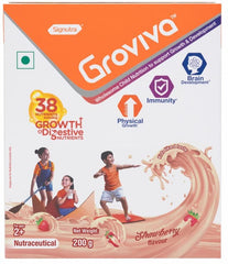 Groviva Child Nutrition Supplement Strawberry, 200gm