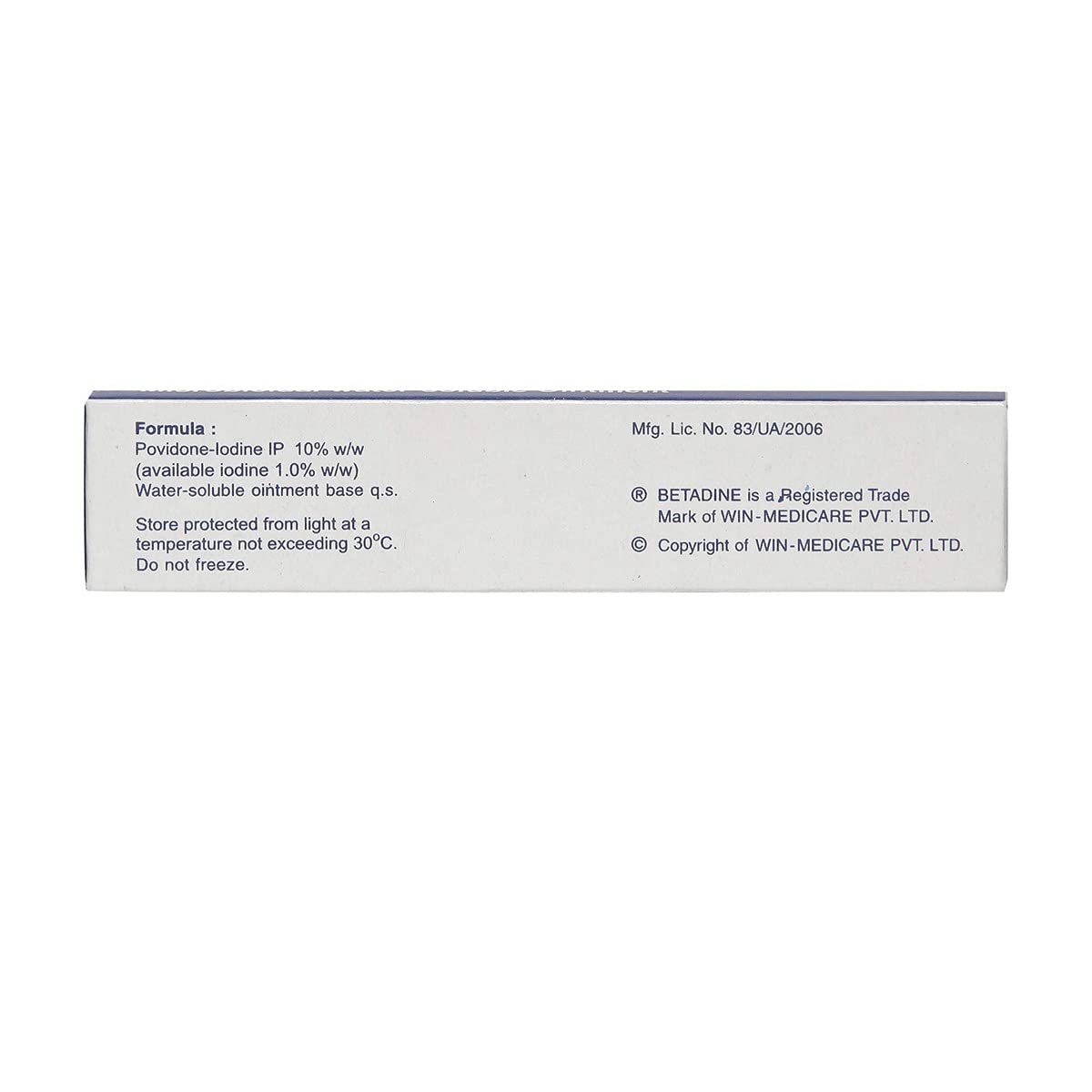 Betadine 10% Ointment, 20gm