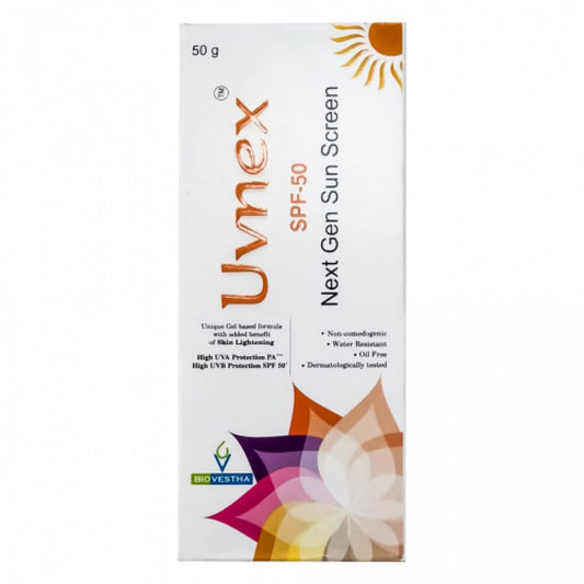 Uvnex SPF 50 Next Gen Sunscreen, 50gm