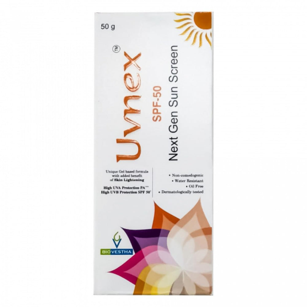 Uvnex SPF 50 Next Gen Sunscreen, 50gm