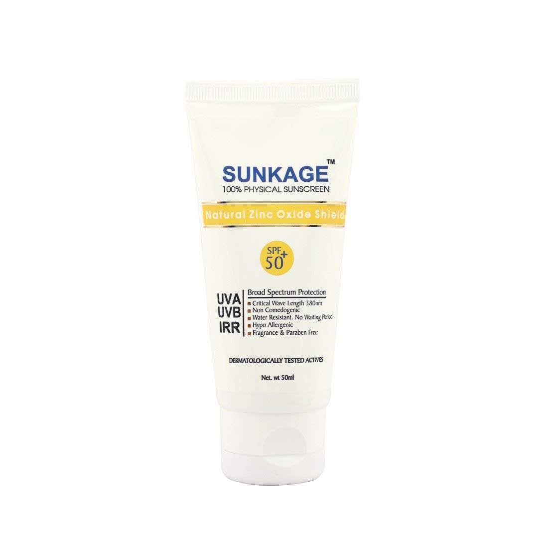 SunKage SPF 50+ Physical Sunscreen, 50ml