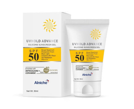 UV Hold Advance Silicone Sunscreen Gel SPF50, 50gm