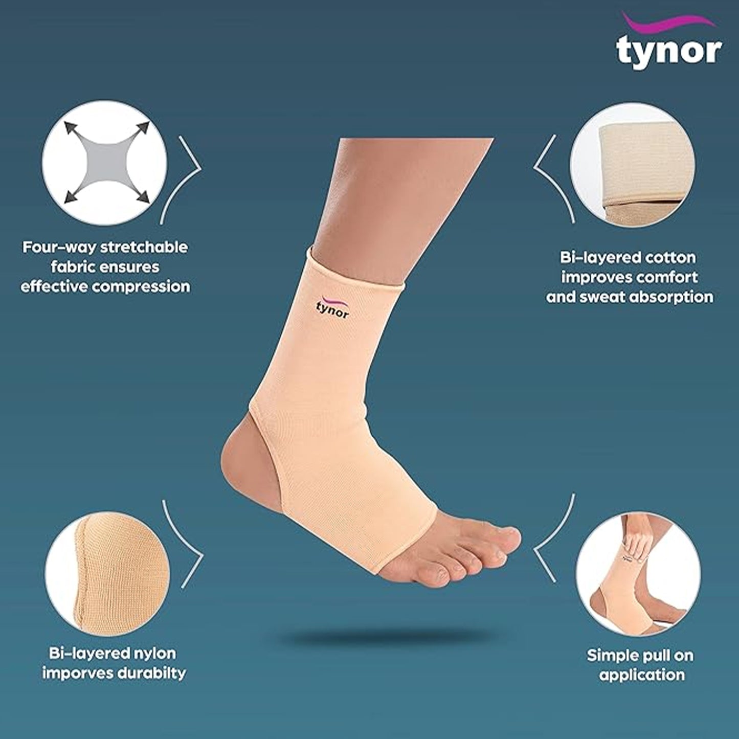 Tynor Anklet - L