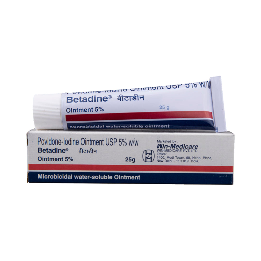 Betadine 5% Ointment, 25gm