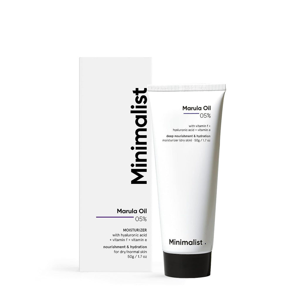 Minimalist Marula Oil 05% Moisturizer - Deep Nourishment & Hydration, 50gm