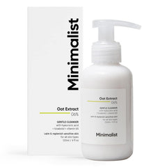 Minimalist Oat Extract 06% Gentle Cleanser - Calm & Replenish Sensitive Skin, 120ml