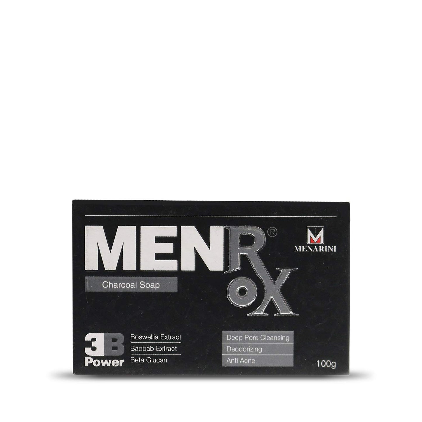 MenRox 木炭皂，100 克