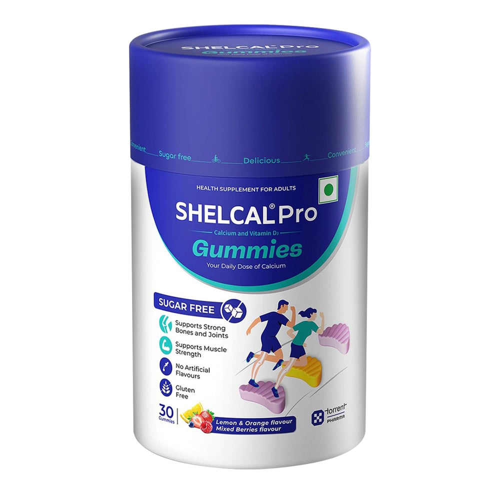 Shelcal Pro Sugar Free Gummies, 30 Gummies