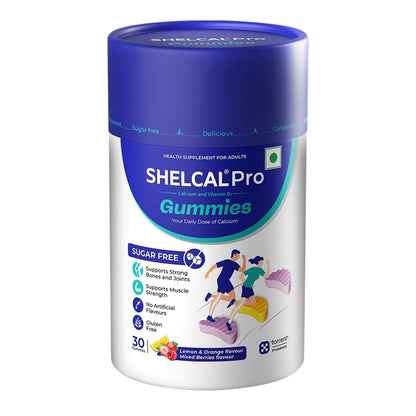 Shelcal Pro Sugar Free Gummies, 30 Gummies