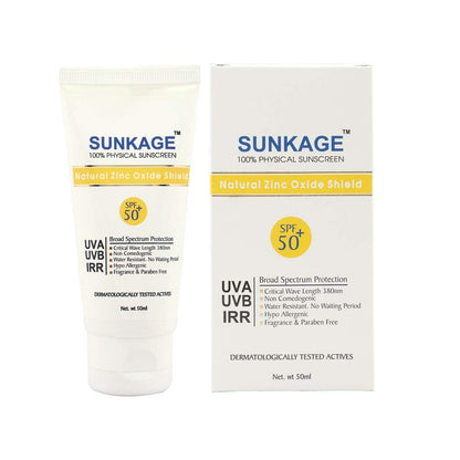 SunKage SPF 50+ 物理防晒霜，50ml