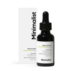 Minimalist Niacinamide 10% Face Serum for Regulating Sebum & Evens Tone, 30ml