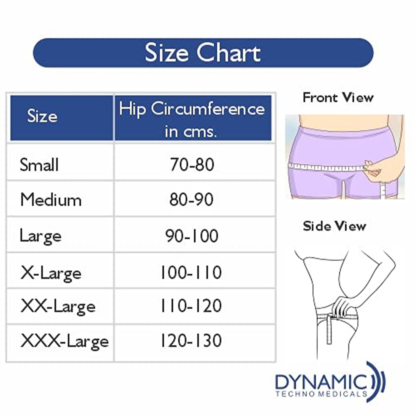 Dyna 外科腹部紧身胸衣 100-110 厘米 - XLarge