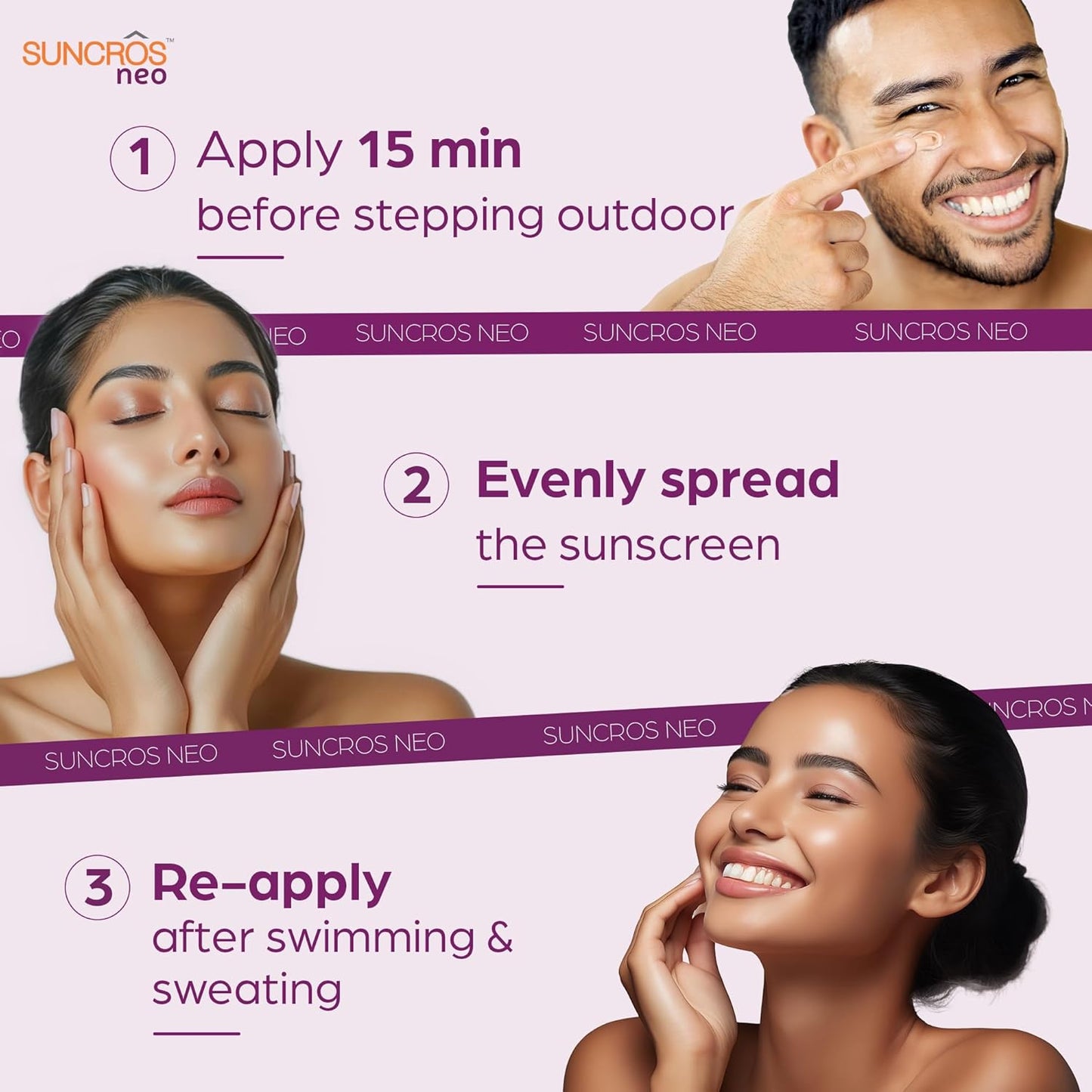 Suncros Neo Sunscreen Gel Spf 75+ PA+++, 50gm