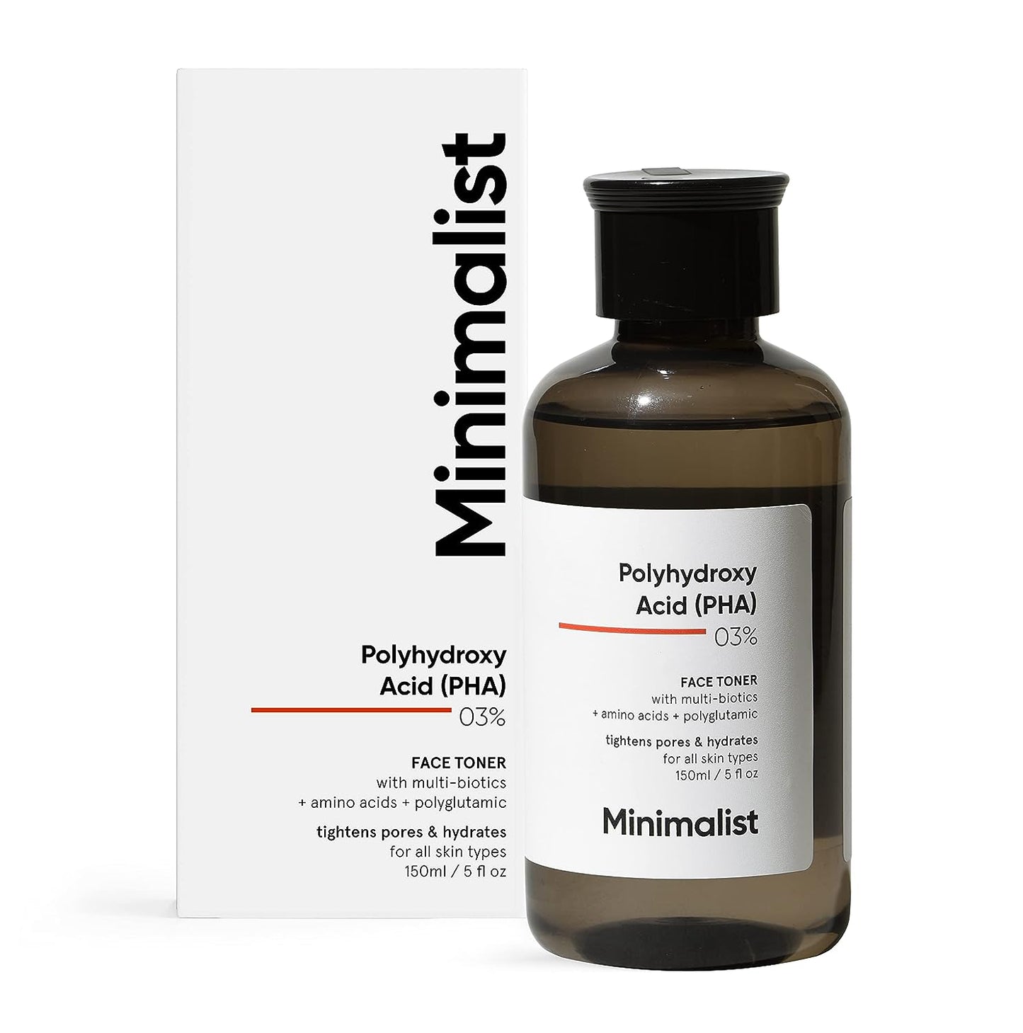 Minimalist Polyhydroxy Acid (PHA) 03% Toner, 150ml