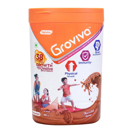 Groviva Child Nutrition Supplement Chocolate, 400gm