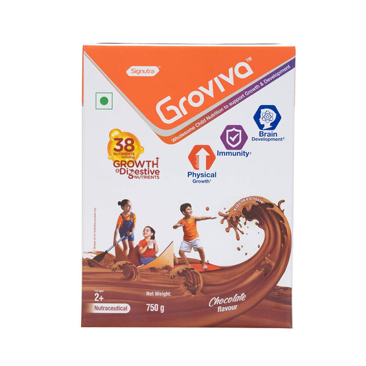 Groviva Child Nutrition Supplement Chocolate, 750gm