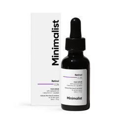 Minimalist Retinol 0.3% Face Serum for fine lines & wrinkles, 30ml