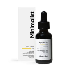 Minimalist 02% Alpha Arbutin Face Serum - Reduce Pigmentation & Spots, 30ml
