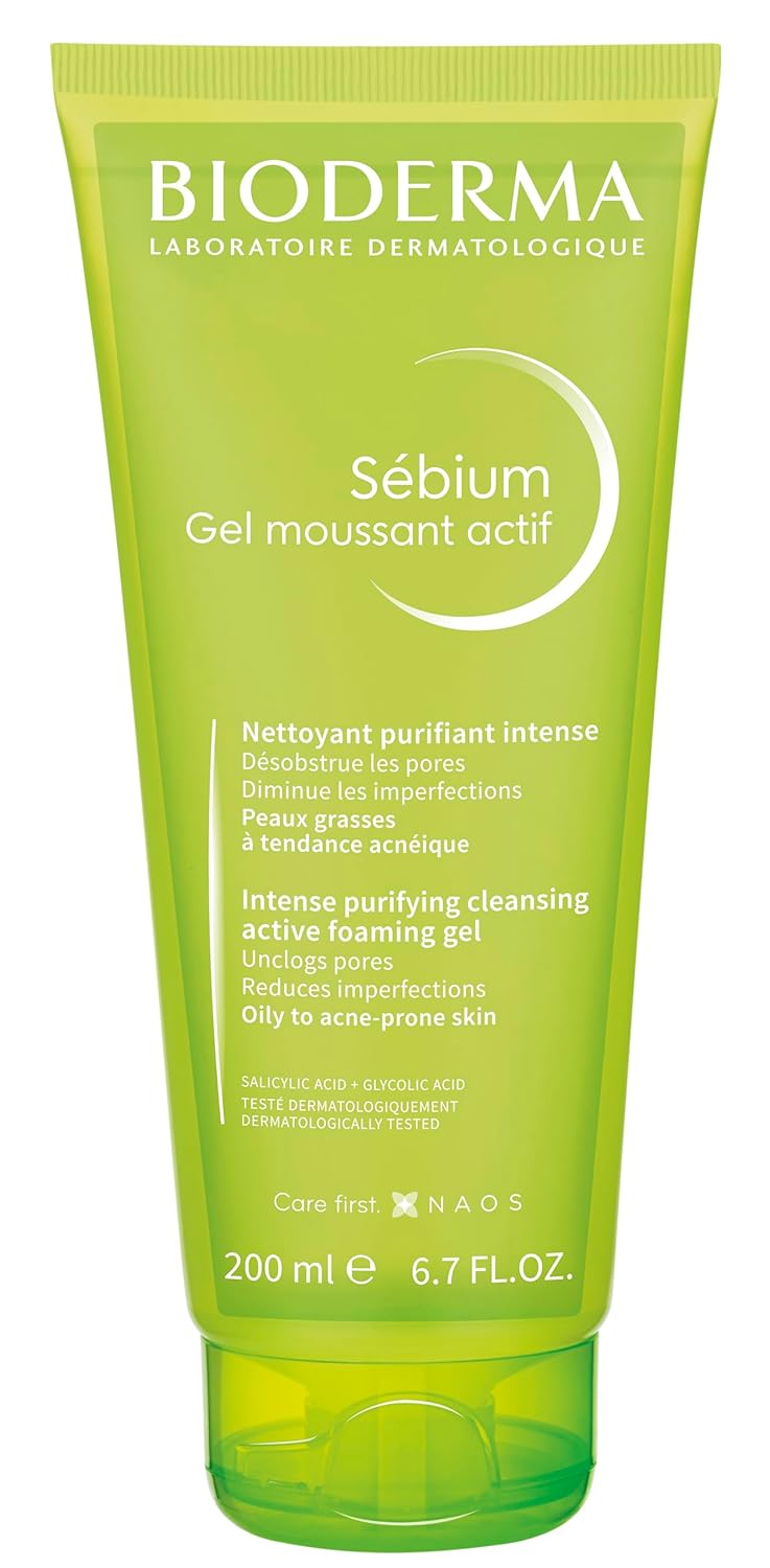 Bioderma Sebium Gel Moussant Actif, 200ml