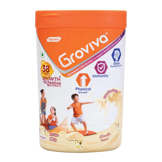 Groviva Child Nutrition Supplement Vanilla, 200gm