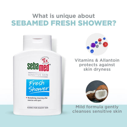 Sebamed Fresh Shower for Sensitive Skin, 200ml