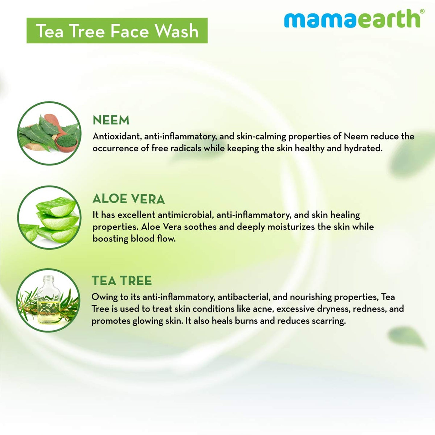 mamaearth Tea Tree Face Wash, 250ml