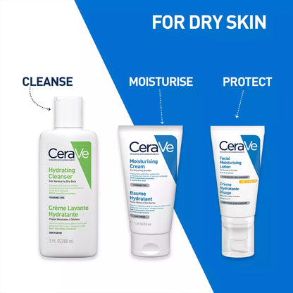 Cerave Hydrating Cleanser for Dry Skin, 88ml