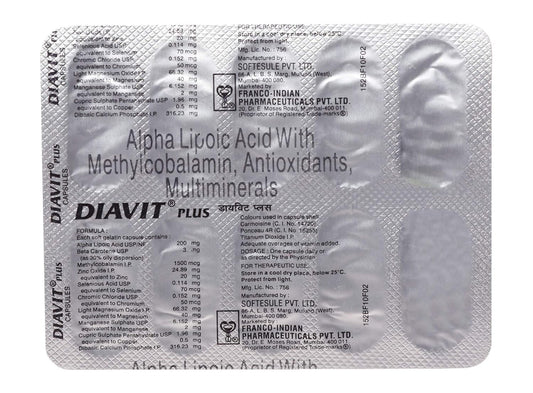 Diavit Plus, 10 Tablets