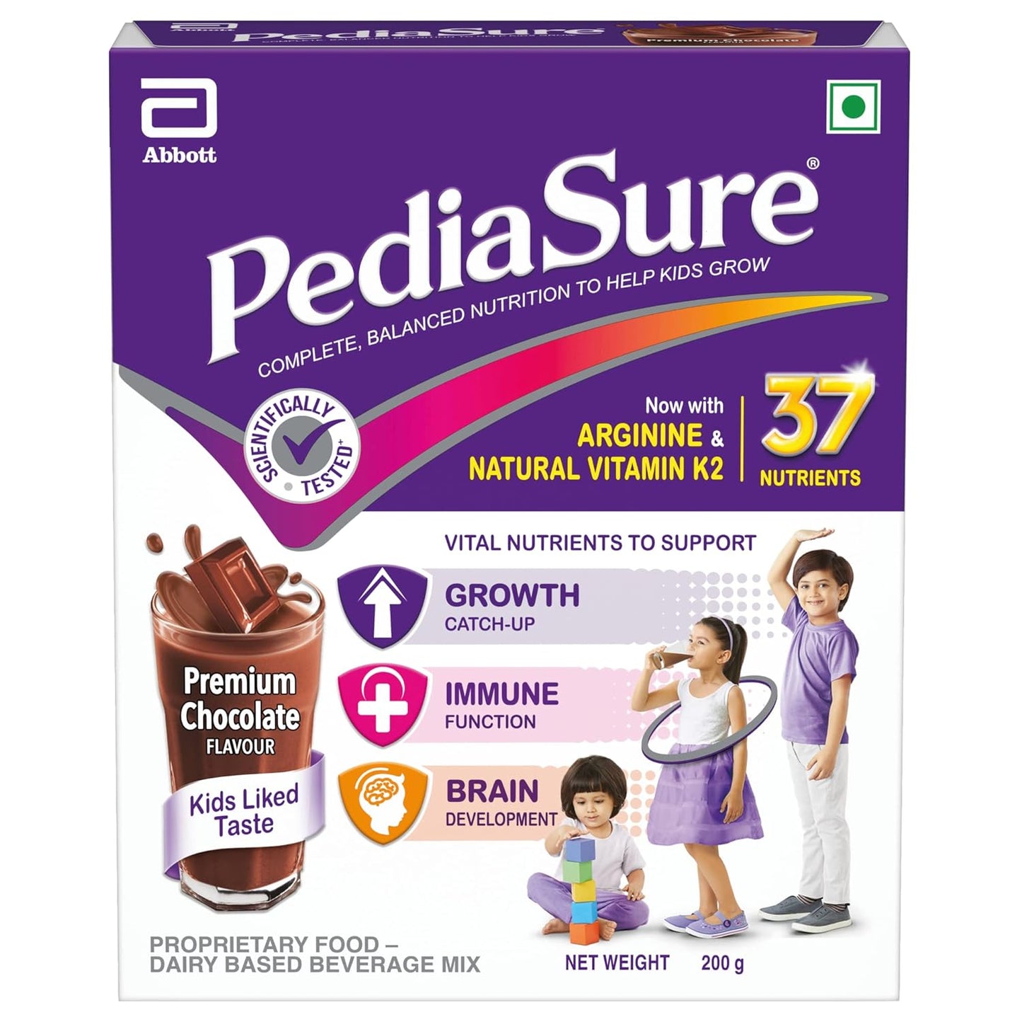 PediaSure Premium Chocolate Refill Pack, 200gm