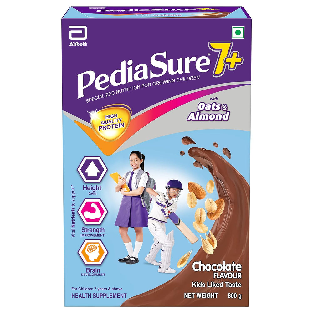 Pediasure 7 Plus Chocolate Flavour Refill, 800gm