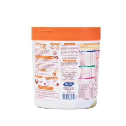 Groviva Lite Child Nutrition Supplement Vanilla Flavour Jar, 200gm
