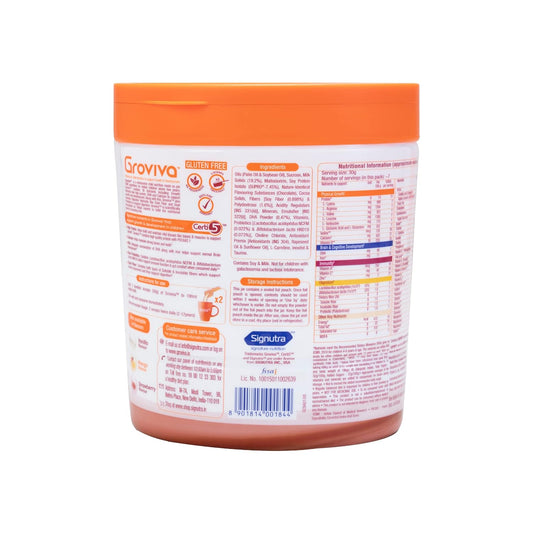 Groviva Child Nutrition Supplement Chocolate, 200gm