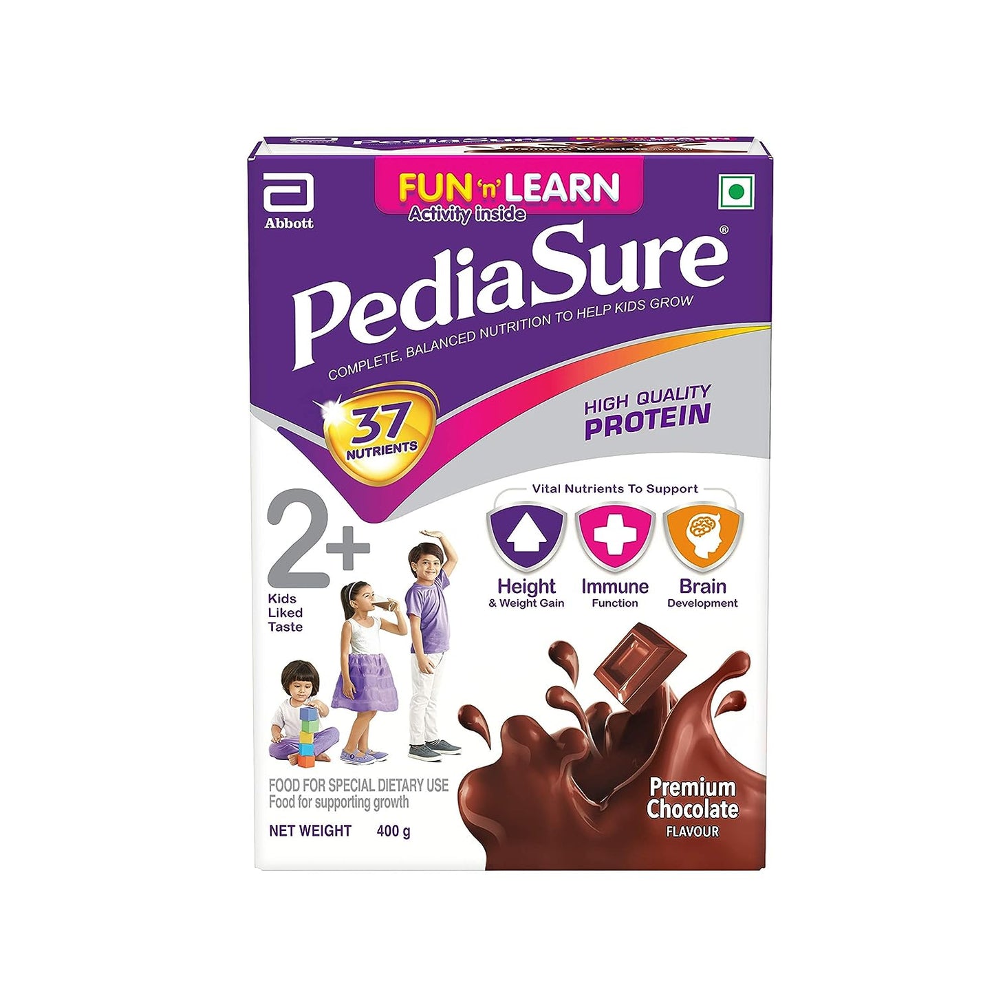 PediaSure Premium Chocolate Refill Pack, 400gm