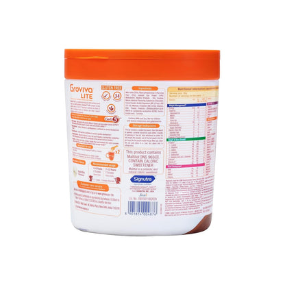 Groviva Lite Child Nutrition Supplement Chocolate Flavour Jar, 200gm