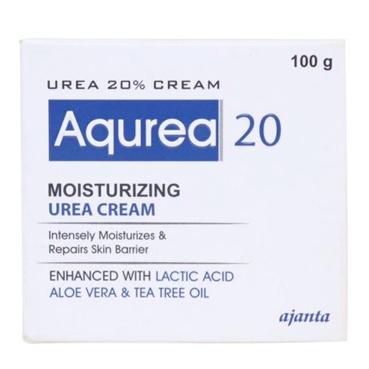 Aqurea 20 Moisturizing Urea Cream, 100gm